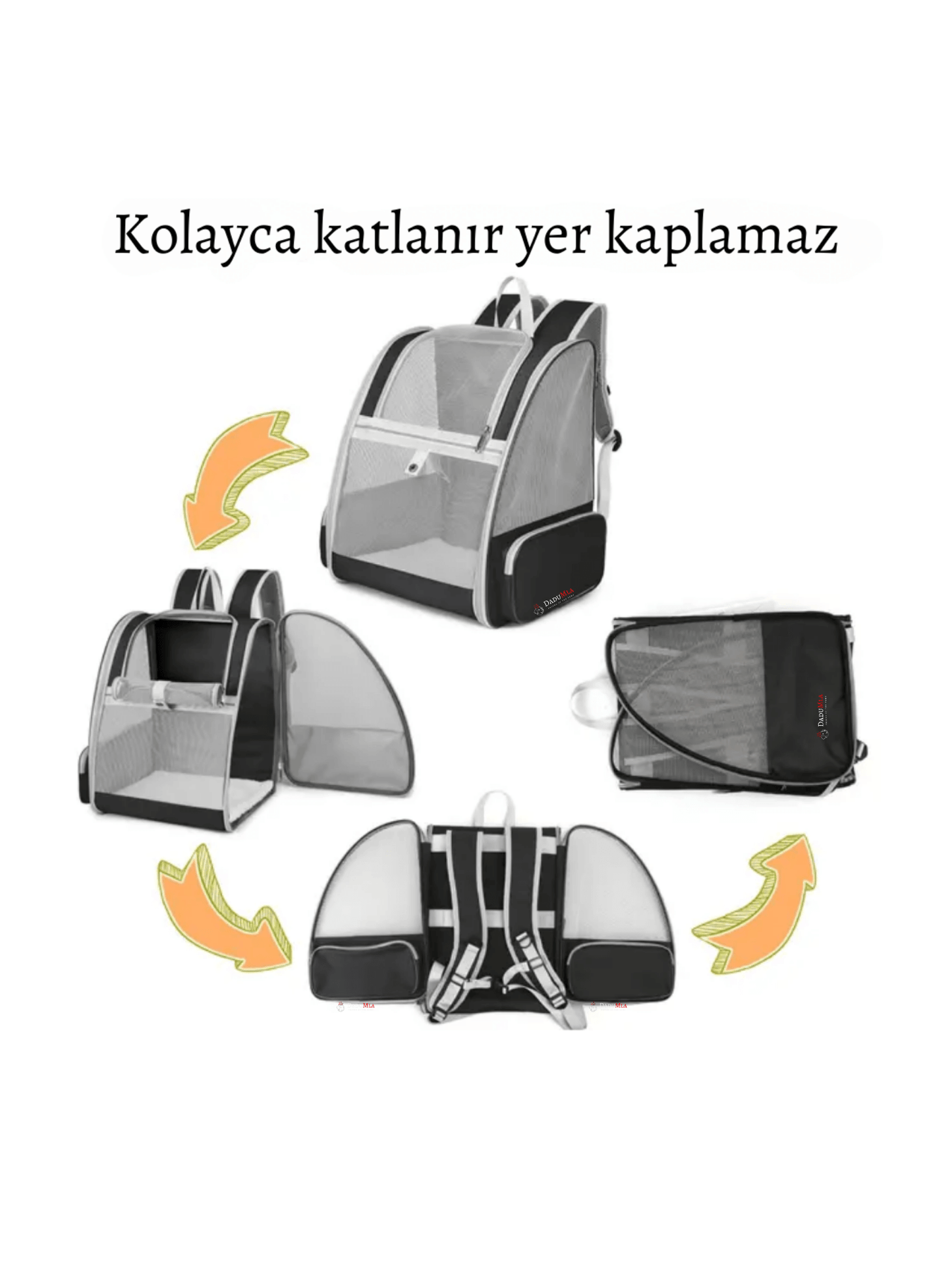 DaduMla PettyBag Havayolu uyumlu köpek taşıma çantası