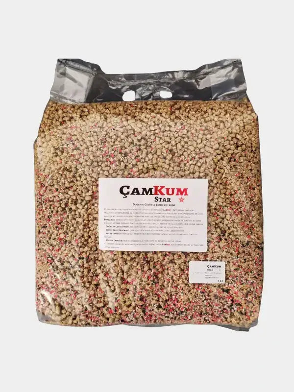 ÇamKum Star Tozsuz ve Topaklanan Organik Kedi Kumu ile Doğal Konfor - DaduMla