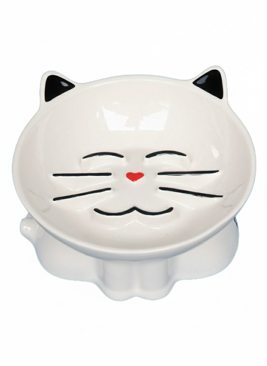 MeLove Porselen Yavaş Yeme Mama Kabı (Night)